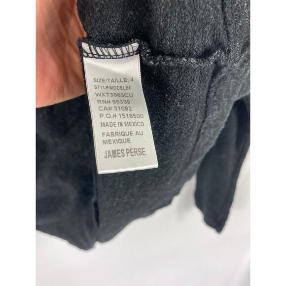 Standard James Perse V Neck Dark Grey Sweater Size 4 / XL - Picture 3 of 6